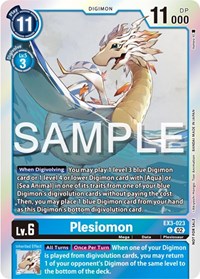 Plesiomon (Event Pack 6) - Draconic Roar - Digimon card