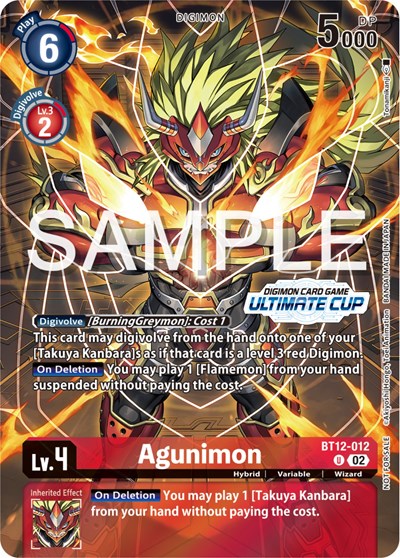 Agunimon (Ultimate Cup 2024) Across Time card price