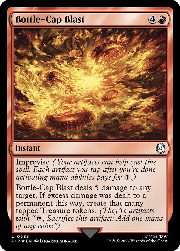 Bottle-Cap Blast (Surge Foil) - Universes Beyond: Fallout - Magic