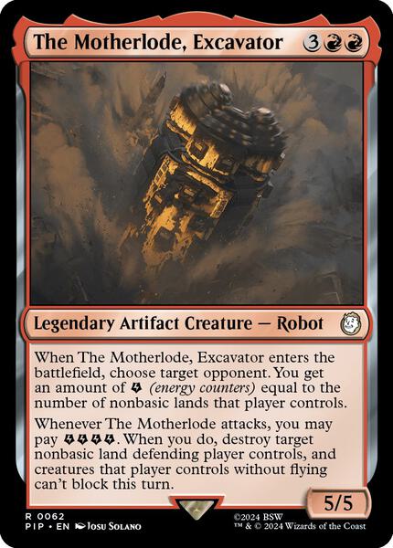 The Motherlode, Excavator - Universes Beyond: Fallout - Magic: The