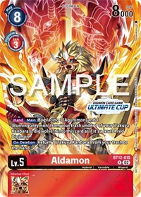 Aldamon (Ultimate Cup 2024) - Across Time - Digimon card