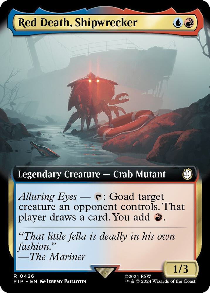 Red Death, Shipwrecker (Extended Art) 426 card