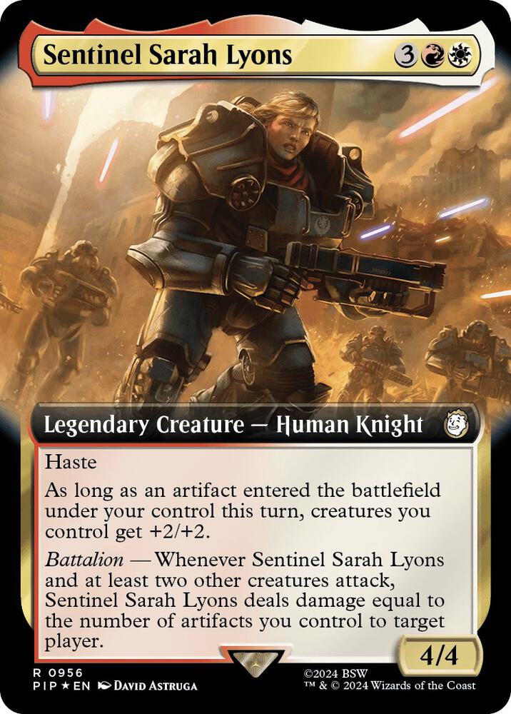 Sentinel Sarah Lyons (Extended Art) (Surge Foil) - Universes