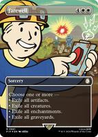 MTG fallout サージFoil ボーダーレス　告別　英語版 Farewell (Borderless) (Surge Foil) - Universes Beyond: Fallout