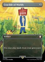 MTG fallout サージFoil ボーダーレス　世界のるつぼ　英語版 MTG fallout サージFoil ボーダーレス 世界のるつぼ 英語版