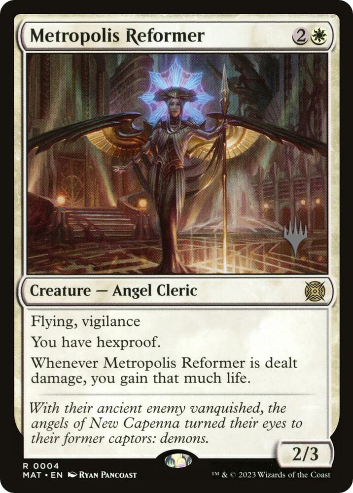 Metropolis Reformer #4p — March of the Machine: The Aftermath Promos