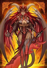 ManaMoon Card Sleeves Small Red Dragon Signer Queen Sleeves (70-Pack)