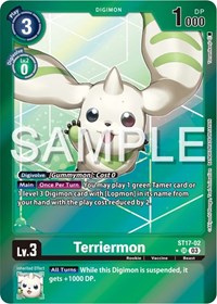 Terriermon (Advanced Deck Set Double Typhoon Secret Pack)
