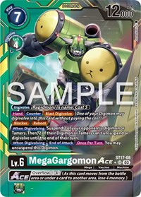MegaGargomon ACE (Advanced Deck Set Double Typhoon Secret Pack)