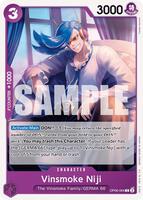 Geenius ジーニアス ミカ トレカセット Vinsmoke Niji (OP06-065) (Alternate Art) - Premium Booster -The