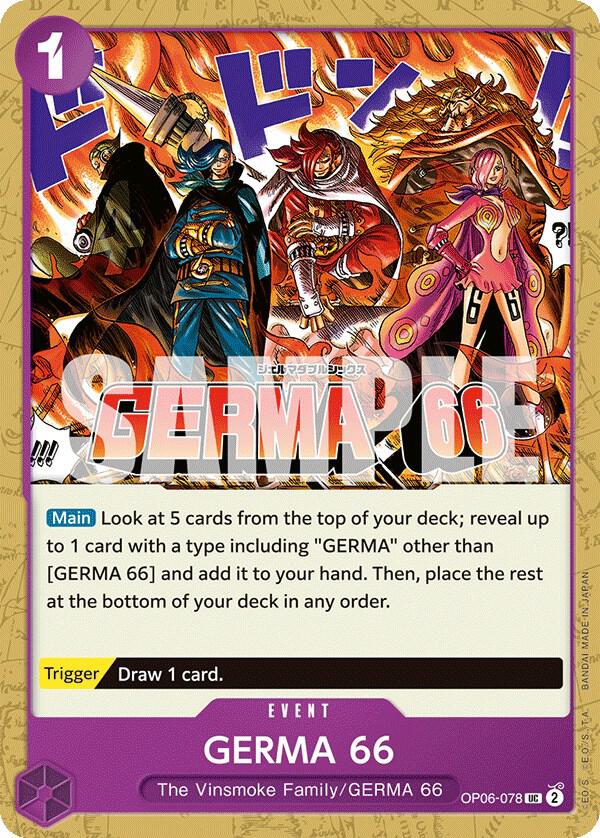 GERMA 66 - Wings of the Captain - One Piece Card Game - TCGplayer.com