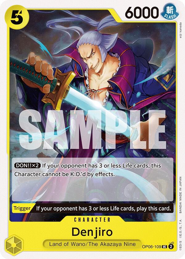Denjiro Wings of the Captain One Piece Card Game