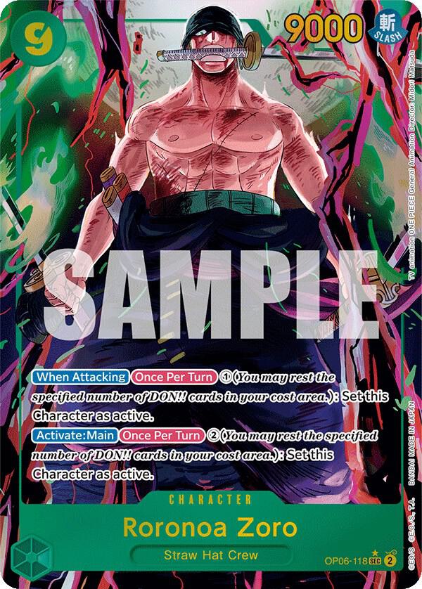 Roronoa Zoro (Alternate Art) - Wings of the Captain - One Piece 