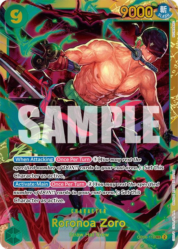 Roronoa Zoro - Wings of the Captain - One Piece Card Game