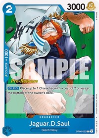Jaguar.D.Saul (Wings of the Captain Pre-Release Cards)