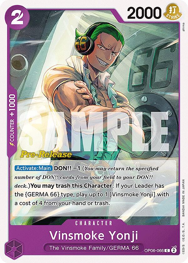 Vinsmoke Yonji (OP06-066) (Jolly Roger Foil) Base