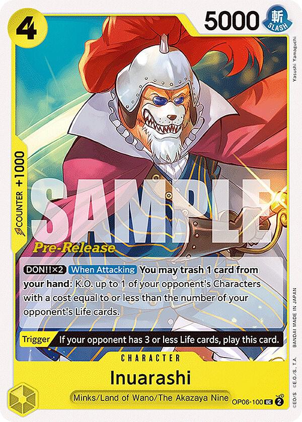 Inuarashi OP06-100 card