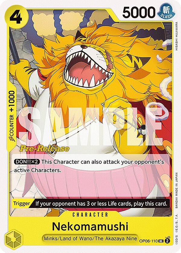Nekomamushi OP06-110 card