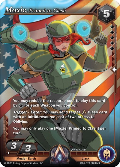Moxie, Primed to Clash