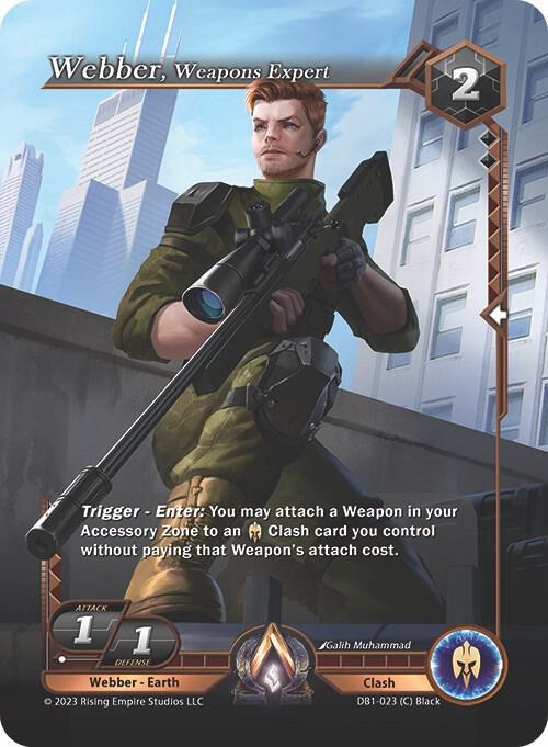 Webber, Weapons Expert