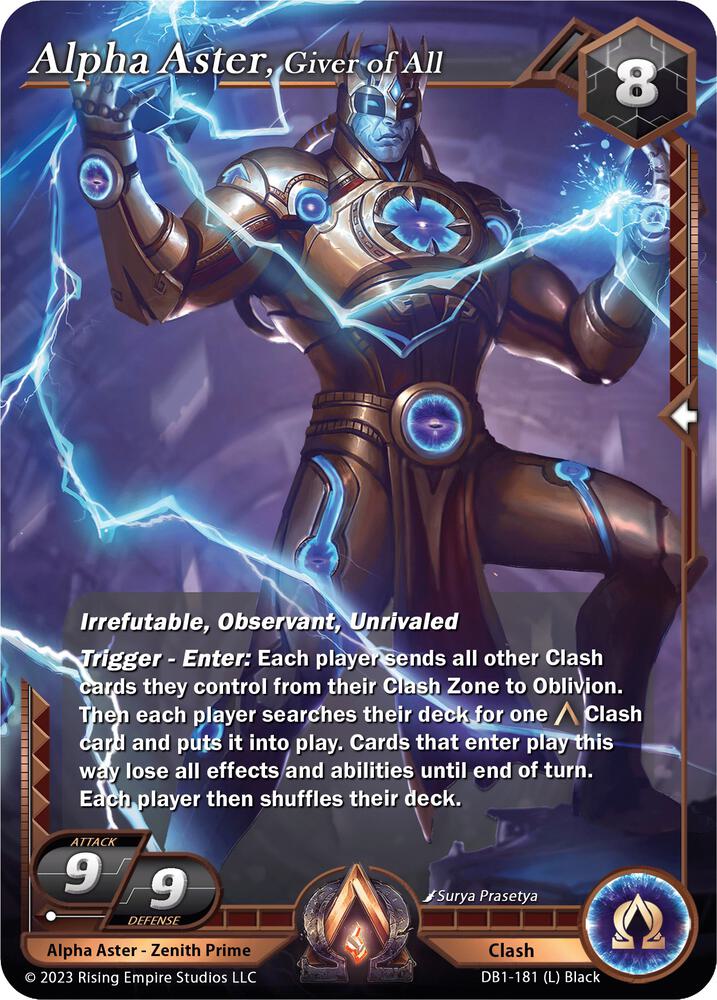 Alpha Aster, Giver of All
