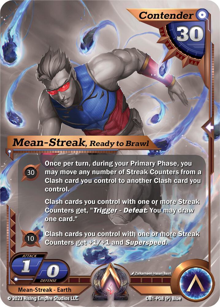 Mean-Streak, Ready to Brawl (Monochrome)