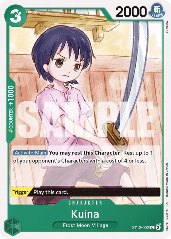 Kuina onepiece card