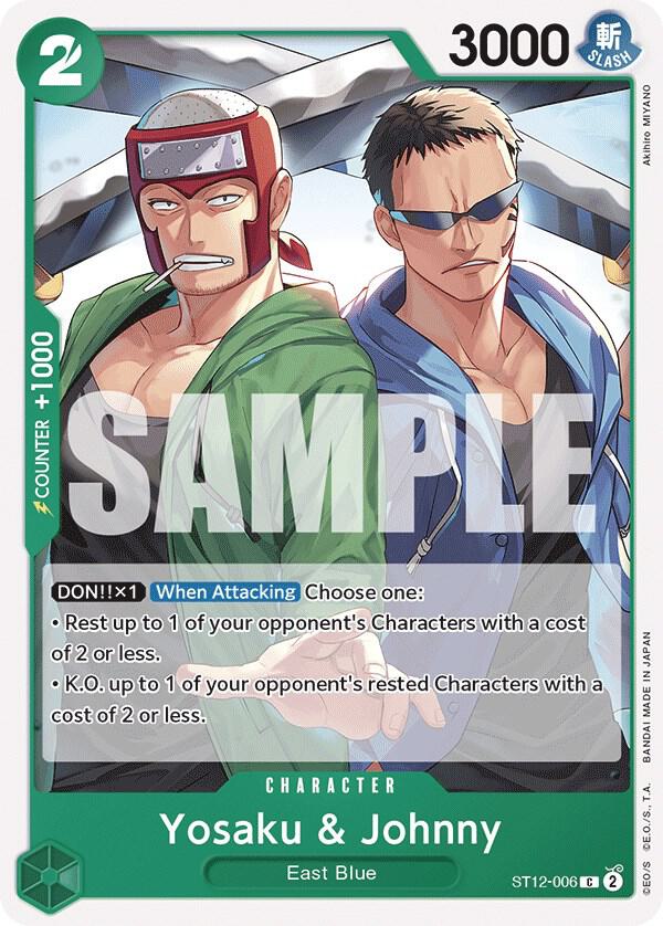 Yosaku and Johnny onepiece card