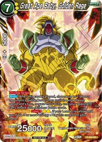 Great Ape Baby, Golden Rage (Zenkai Series Tournament Pack Vol.7) card art