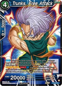 Trunks, Free Attack (Zenkai Series Tournament Pack Vol.7) card art
