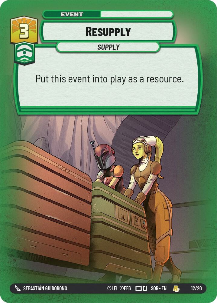 Resupply 12/20 card