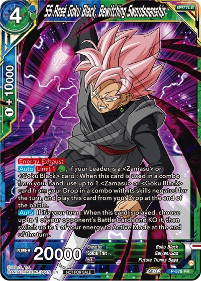 SS Rose Goku Black, Bewitching Swordsmanship (Zenkai Series Tournament Pack Vol.7)