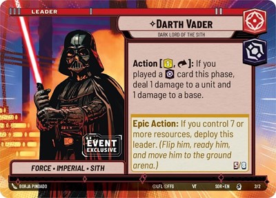 Darth Vader - Dark Lord of the Sith (Hyperspace) card
