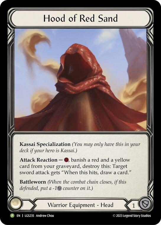 Hood of Red Sand - LGS235