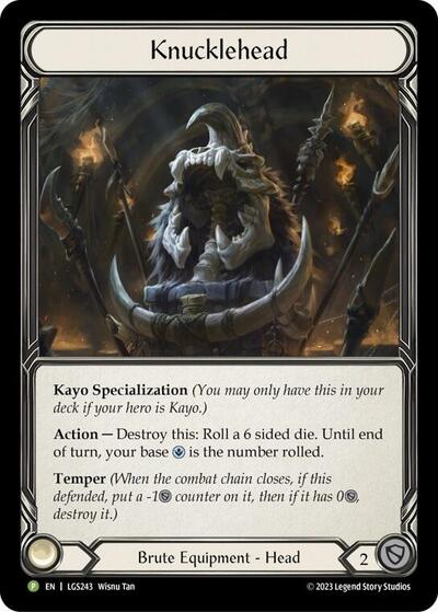 Knucklehead - LGS243 card