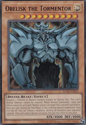Obelisk the Tormentor - 25th Anniversary Ultimate Kaiba Set