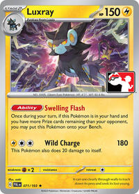 Luxray #071/193 from Prize Pack Series Cards Pokemon card image