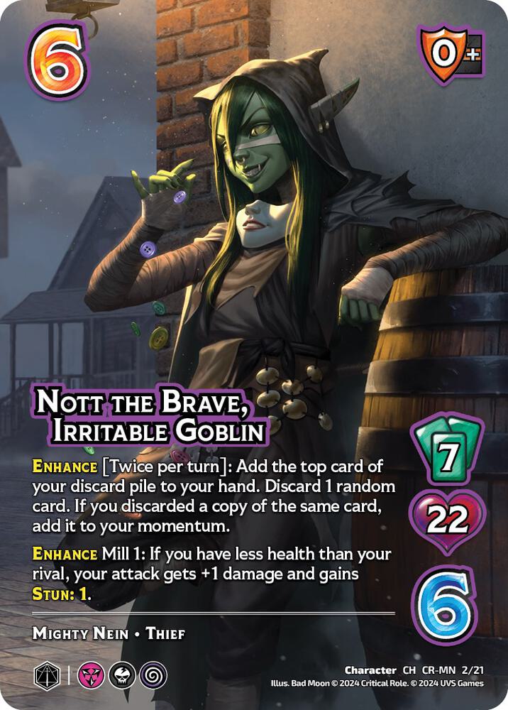 Nott the Brave, Irritable Goblin - Challenger Series: Vox Machina