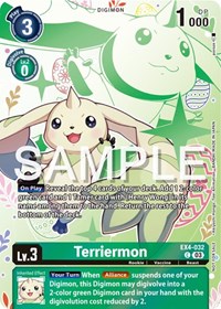 Terriermon (Spring Break Event 2024) - Alternative Being Booster - Digimon card