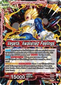 Vegeta // Vegeta, Awakened Feelings card art