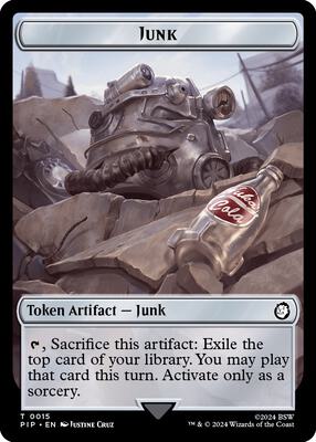 Junk // Settlement Double-Sided Token 15 // 8 – Universes Beyond: Fallout (Token)