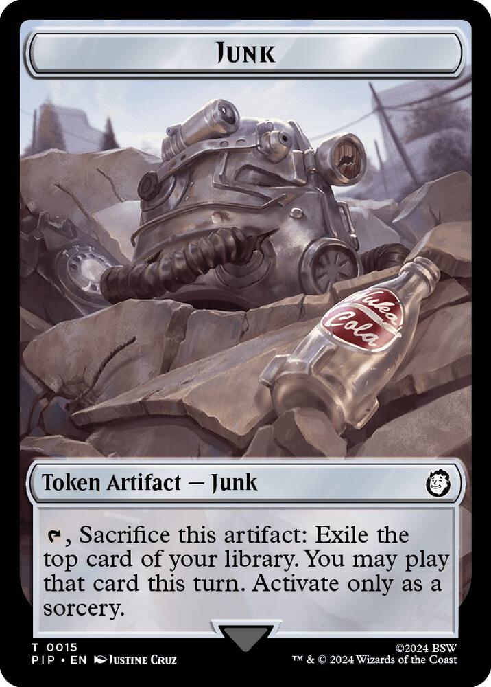 Junk // Soldier (0010) Double-Sided Token
