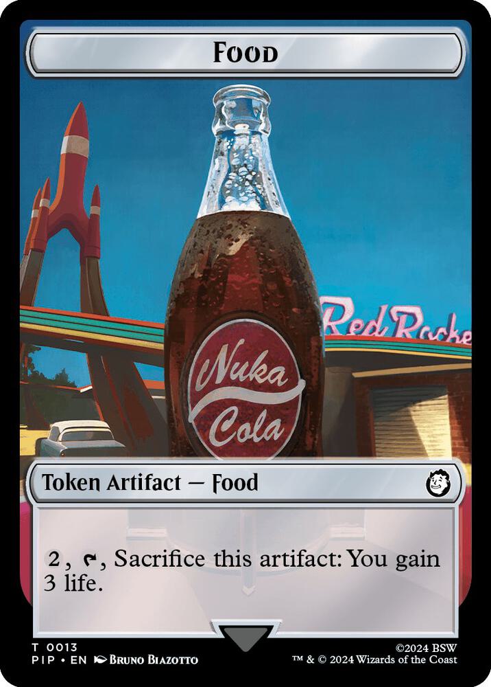 Food (0013) // Soldier (0004) Double-Sided Token