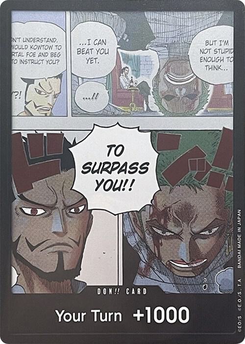 DON Card Mihawk and Zoro Double Pack Set Vol 3 onepiece card