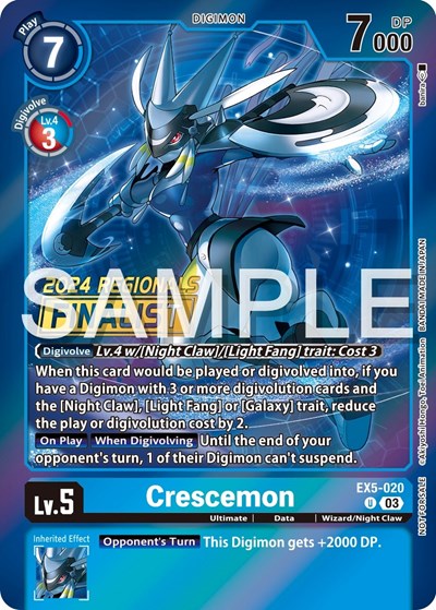 Crescemon (2024 Regionals Finalist) Animal Colosseum card price
