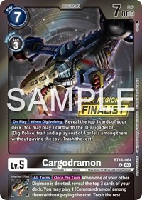 Cargodramon (2024 Regionals Finalist) - Blast Ace