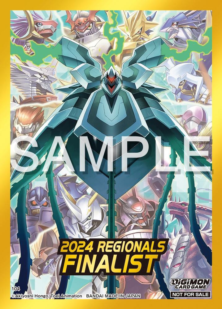 Digimon Card Game Official Sleeves - 2024 Regionals Finalist (5-Pack) - Bandai Card Sleeves - Card Sleeves - TCGplayer.com Digimon Card Game Official Sleeves - 2024 Regionals Finalist (5-Pack) - Bandai Card Sleeves - Card Sleeves - TCGplayer.com