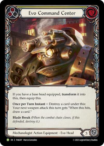Evo Command Center - FAB207 Flesh and Blood: Promo Cards card price
