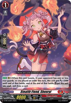 Stealth Fiend, Shenryi - D Promo Cards - Cardfight Vanguard