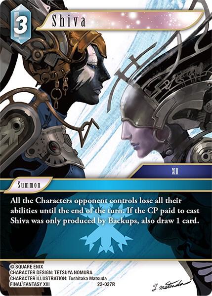 final fantasy mtg shiva - Hidden Hope II — Heavenly Strike — Tap target creature an opponent controls Summon: Shiva | Final Fantasy